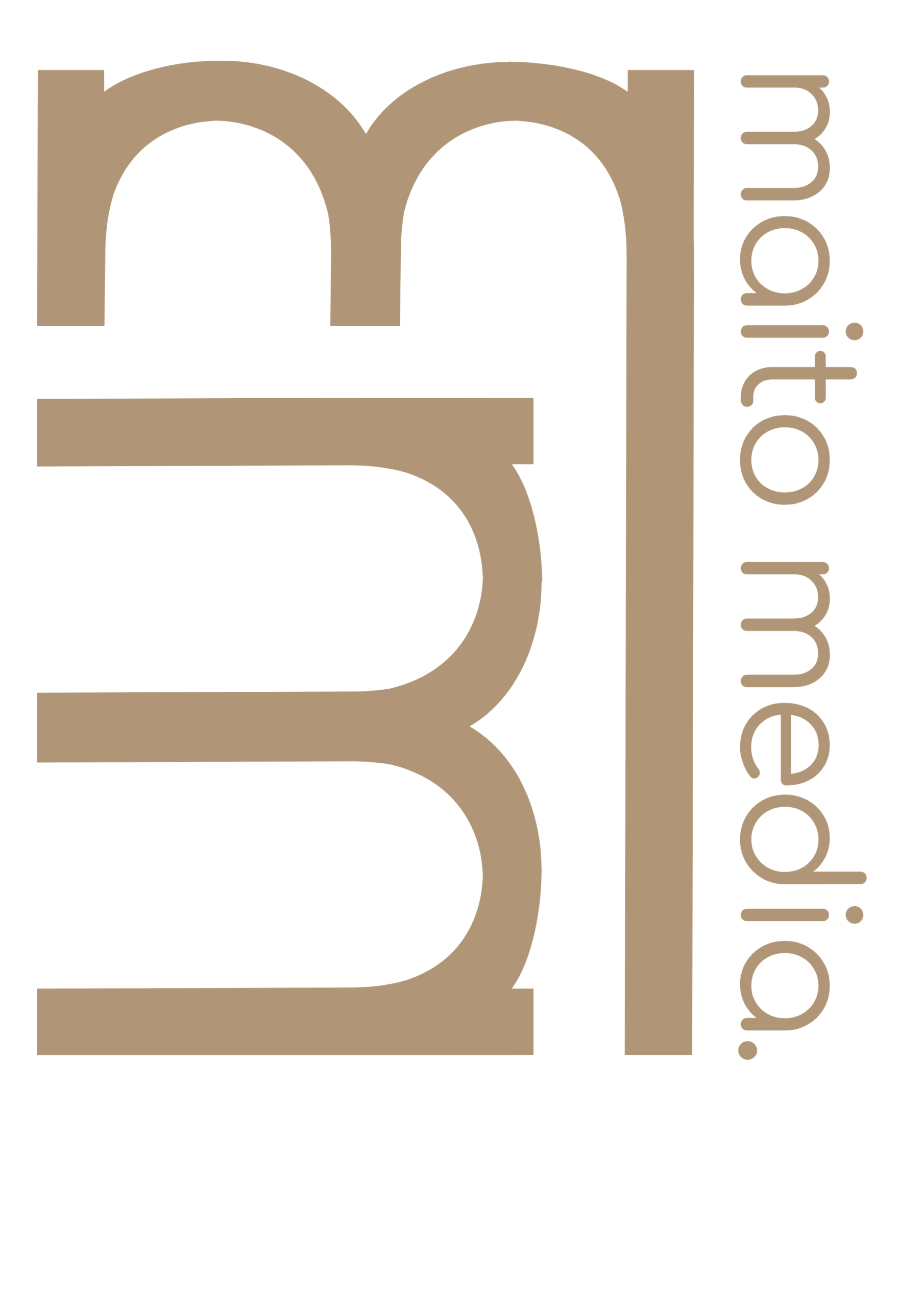 MM logo+ teksti beige