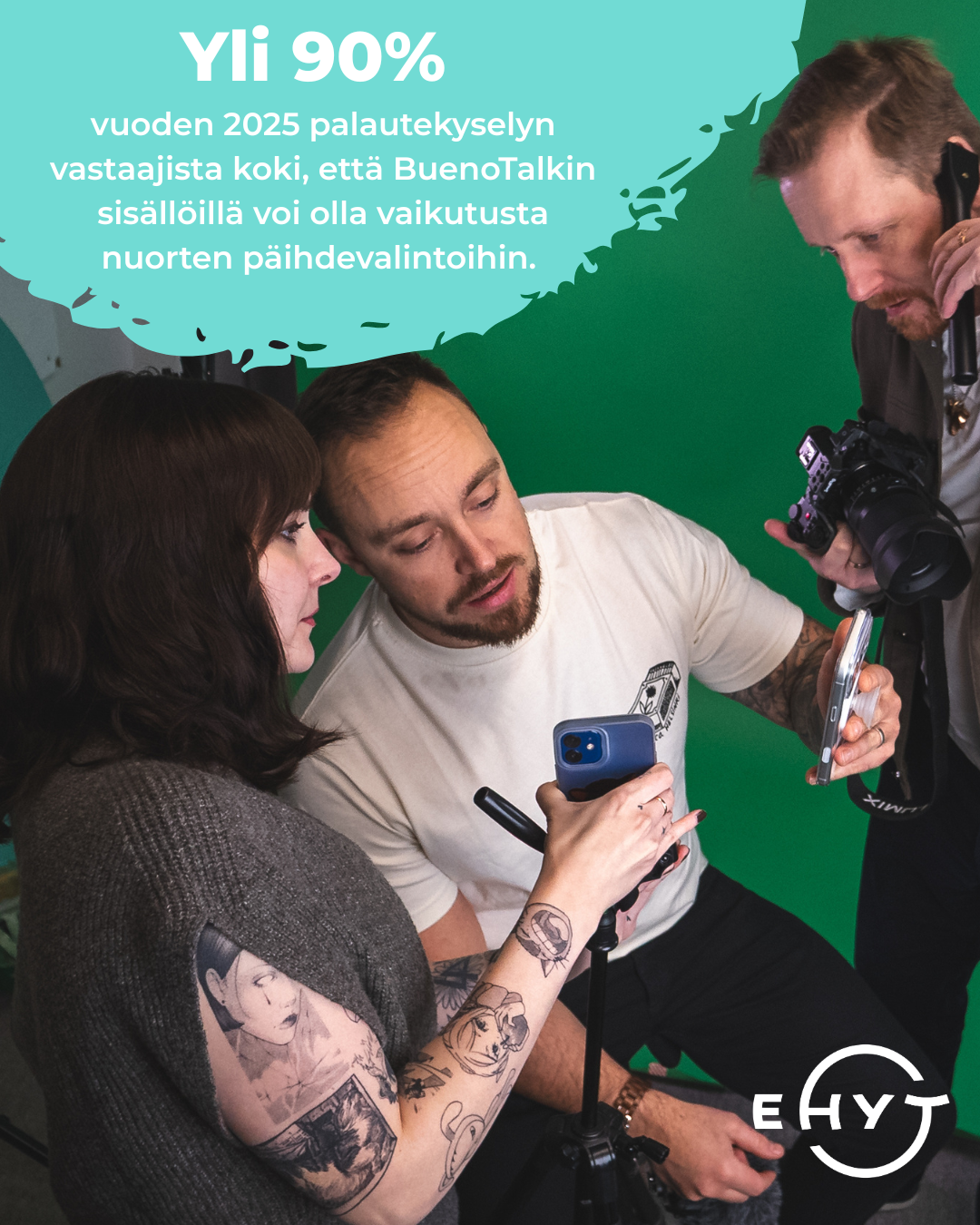 BuenoTalk — palautegrafiikka